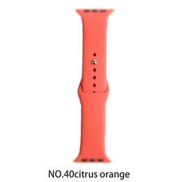 Silicone band for Apple Watch #40 Citrus Orange 38/40mm M/L