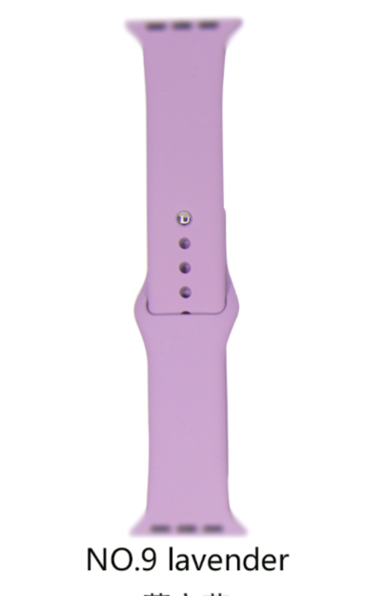 Silicone band for Apple Watch #9 Lavender 38/40mm S/M