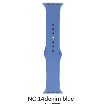 Silicone band for Apple Watch #14 Denim Blue 38/40mm S/M
