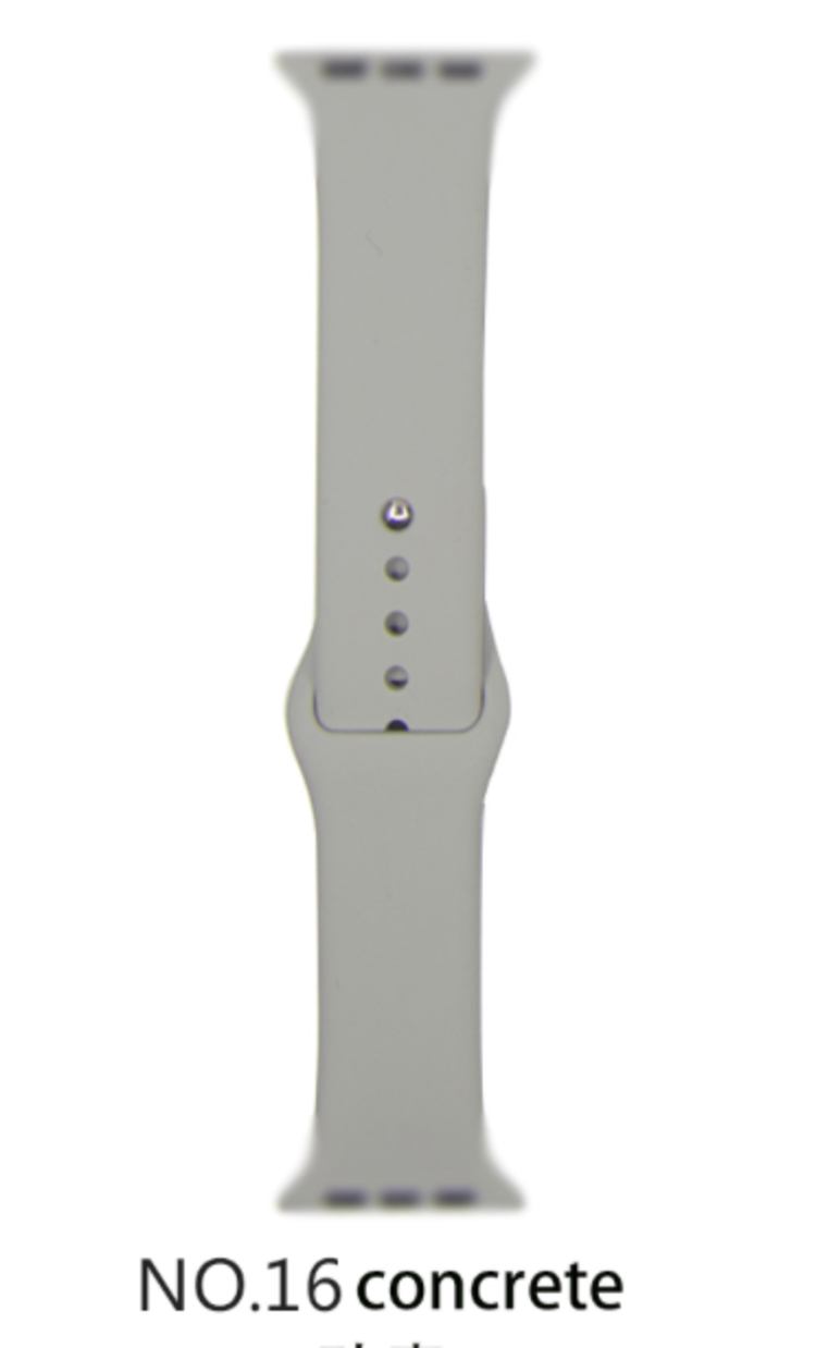 Silicone band for Apple Watch  #16 Concrete 38/40mm S/M