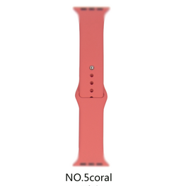 Silicone band for Apple Watch #5 Coral 38/40mm S/M