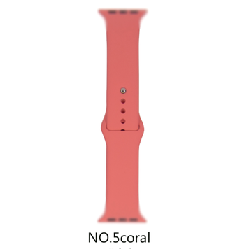 Silicone band for Apple Watch #5 Coral 38/40mm S/M