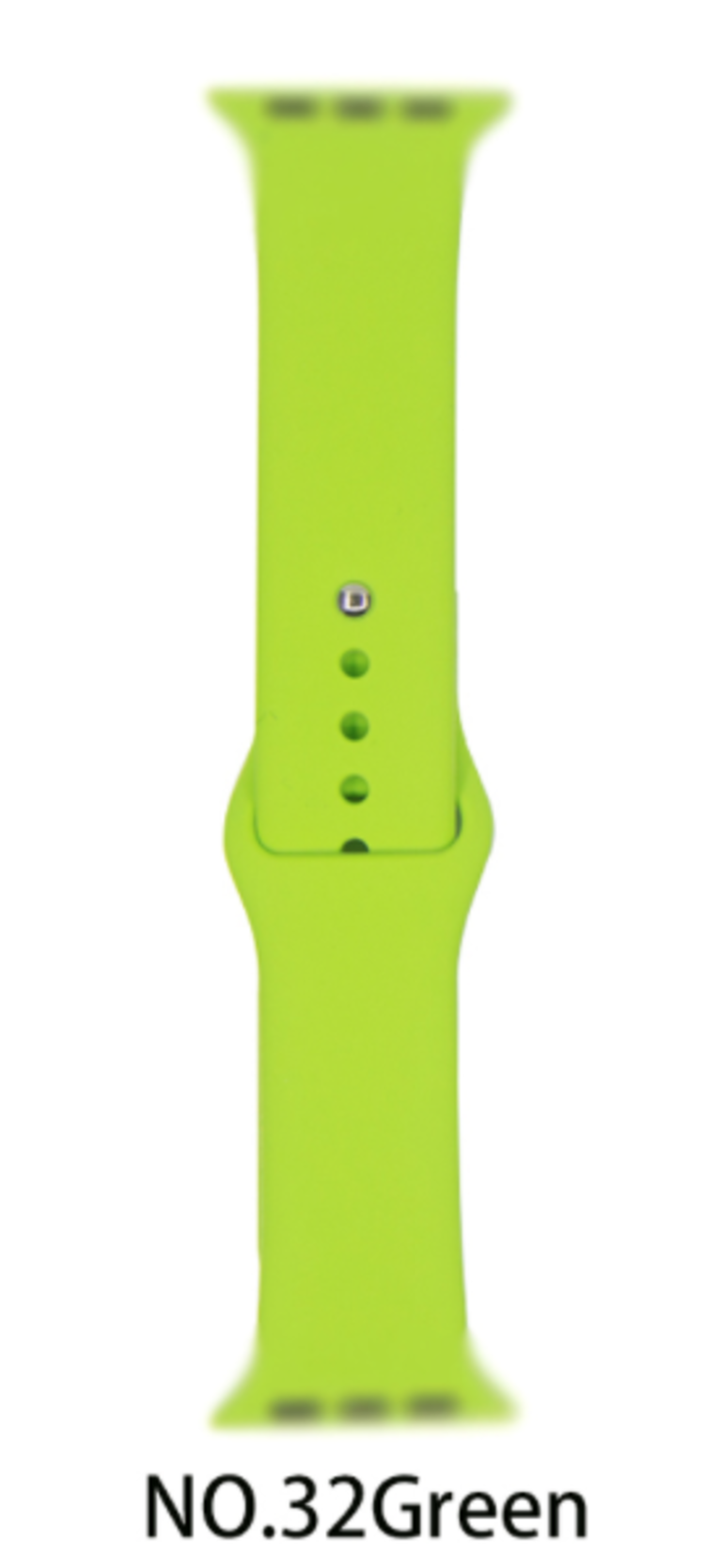 Silicone band for Apple Watch #32 Green 38/40mm S/M