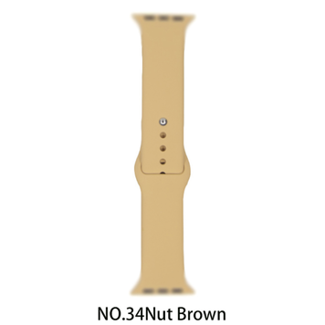 Silicone band for Apple Watch #34 Nut Brown 38/40mm S/M