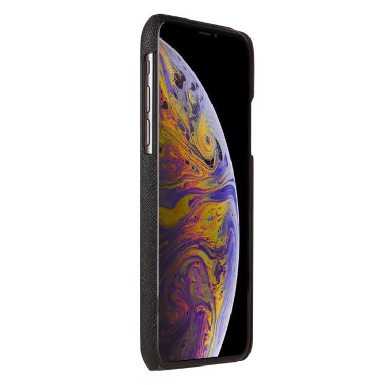 Blu Element Saffiano Case iPhone XS Max Black
