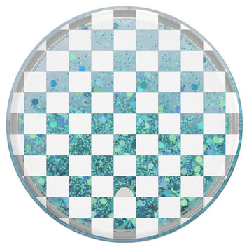 PopSockets PopGrip Tidepool Checker White