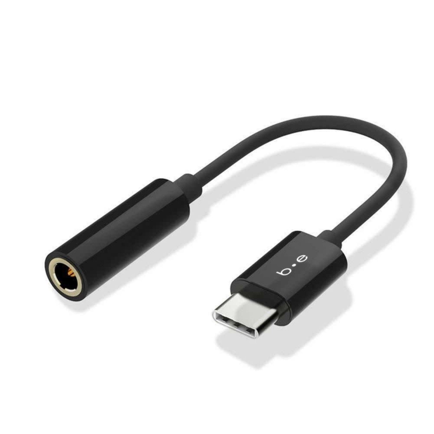 USB-C to 3.5mm Headphone Jack Adapter Black - Nanoshop Repair and Sales