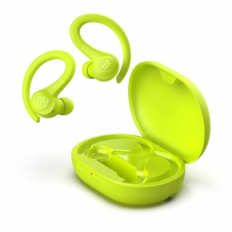 JLab Audio Go Air Sport True Wireless Earbuds Neon Yellow
