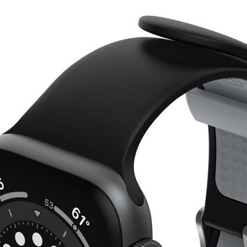 Otterbox Silicone Band Black/Grey for Apple Watch 45/44/42mm