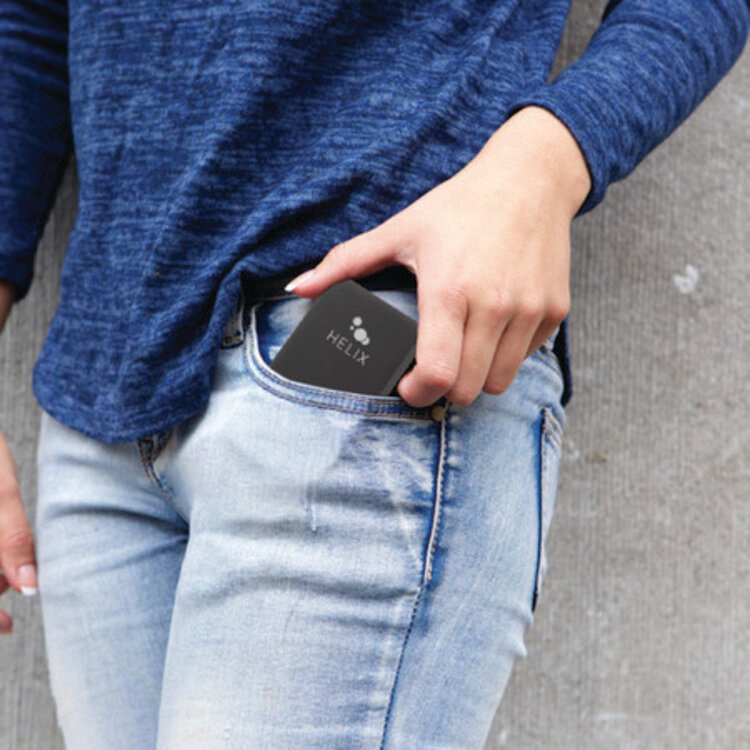 Power Bank 10000 with USB-C and Dual USB-A Ports Black