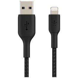 Nanoshop Nanoshop Braided Charge Cable Lightning 2m Black