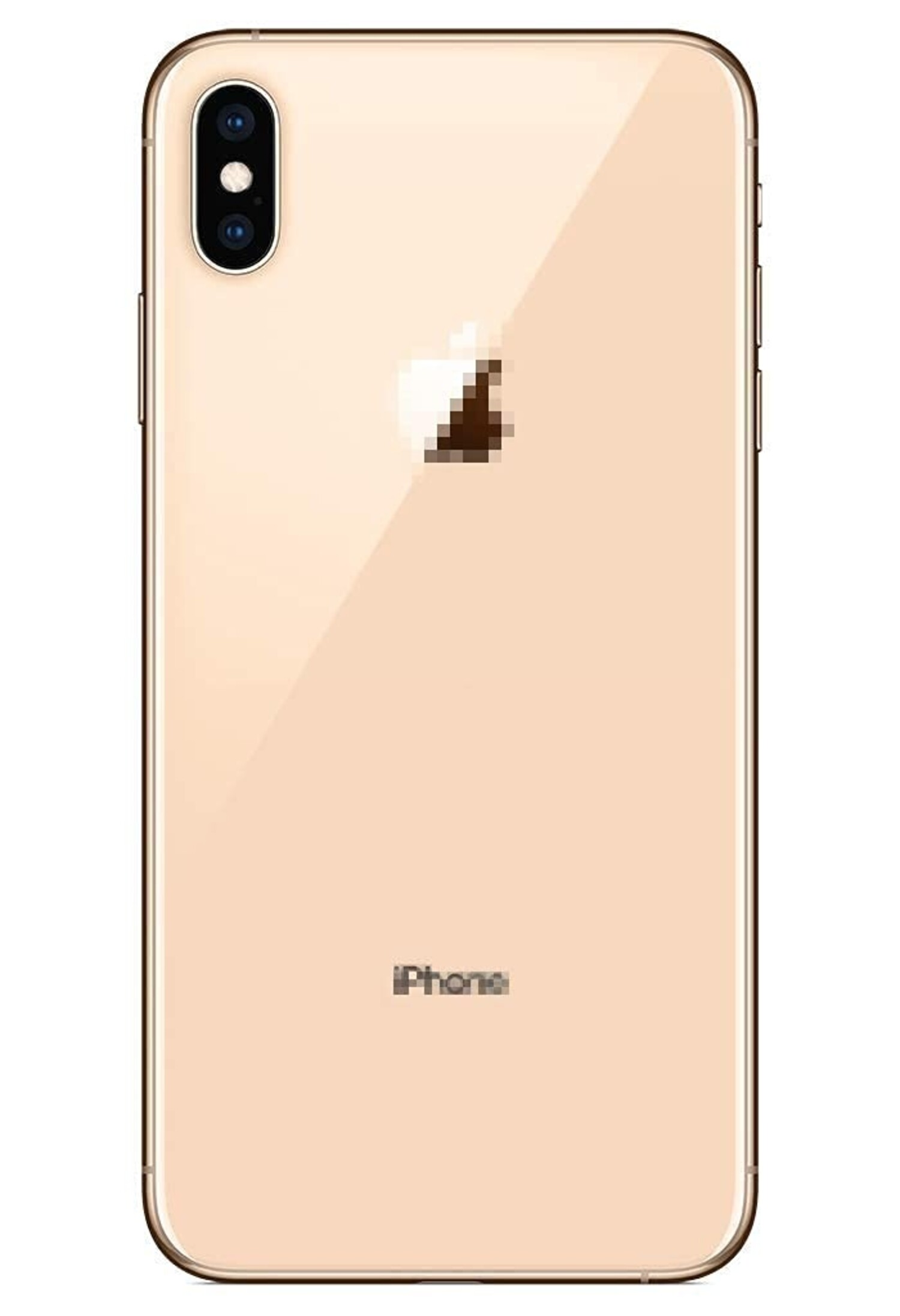Apple iPhone XS (背面破損) ゴールド Apple iPhone XS ゴールド 本体 背面割れ