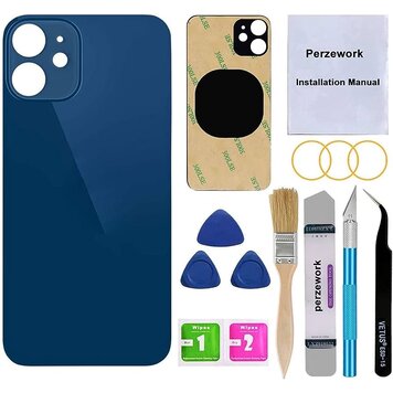 iPhone 12 Back Glass Replacement Blue