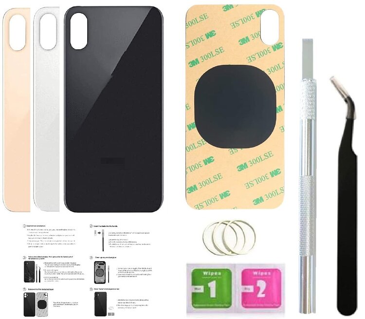 iPhone XS Back Glass Replacement Black