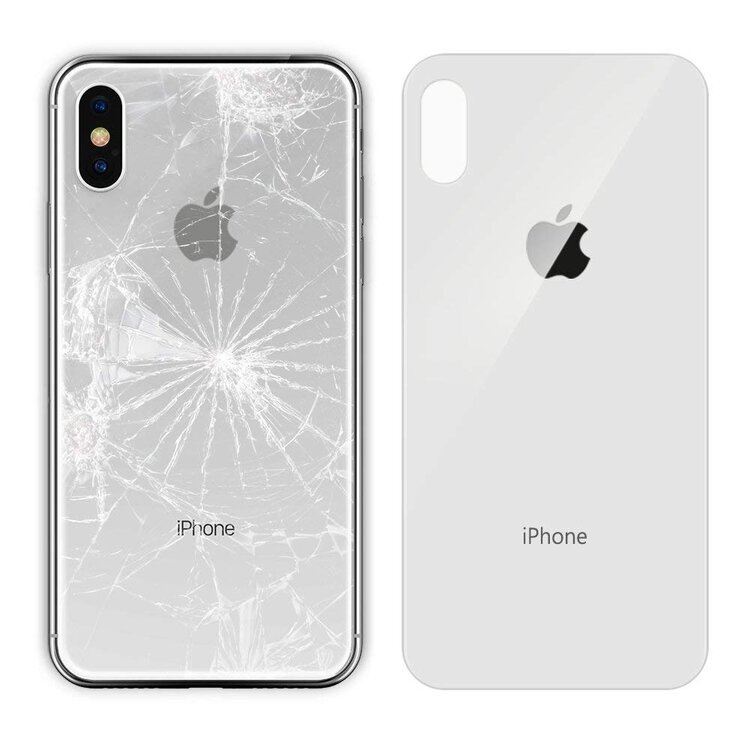iPhone XS Max Back Glass Replacement White