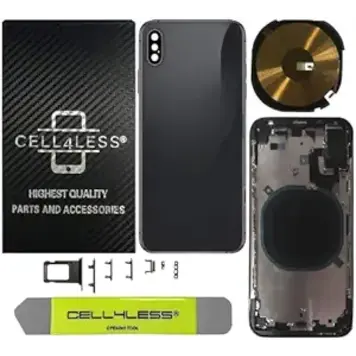 iPhone XS (No Logo) Back Glass Replacement Space Grey