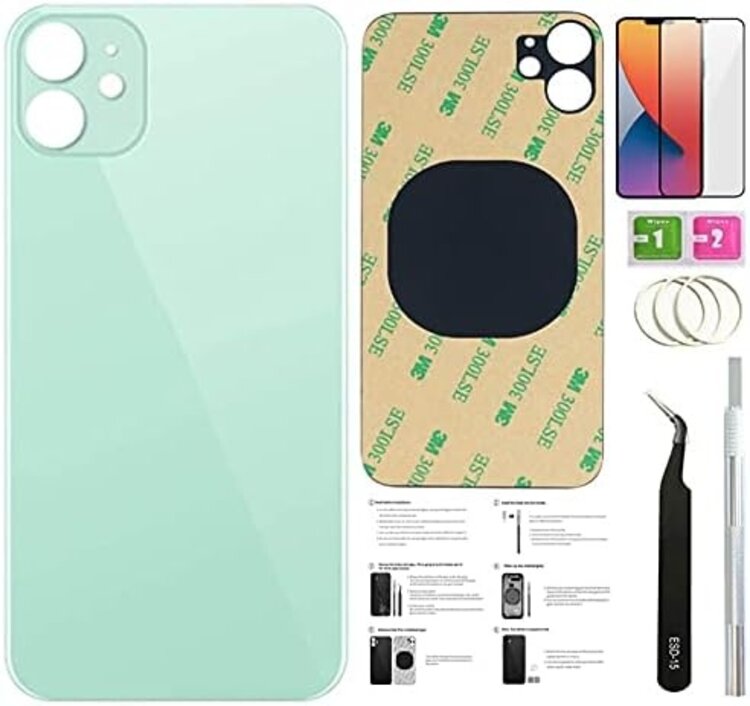 iPhone 12 Back Glass Replacement Green