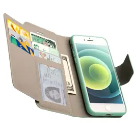 iPhone 6/6s/7/8/SE 2nd Gen Sunset Wallet Case Turquoise