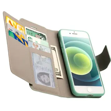 iPhone 6/6s/7/8/SE 2nd Gen Sunset Wallet Case Turquoise