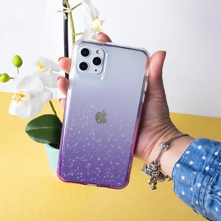 Caseco iPhone 11 Fremont Glitter Tough Case Purple