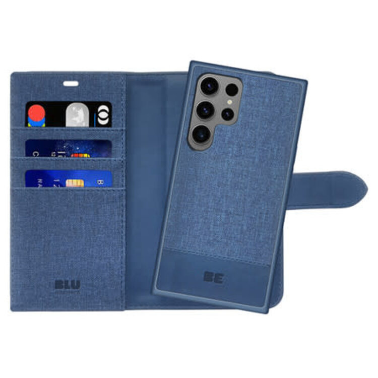 Blu Element Samsung S24 Ultra 2 in 1 Folio Case Navy