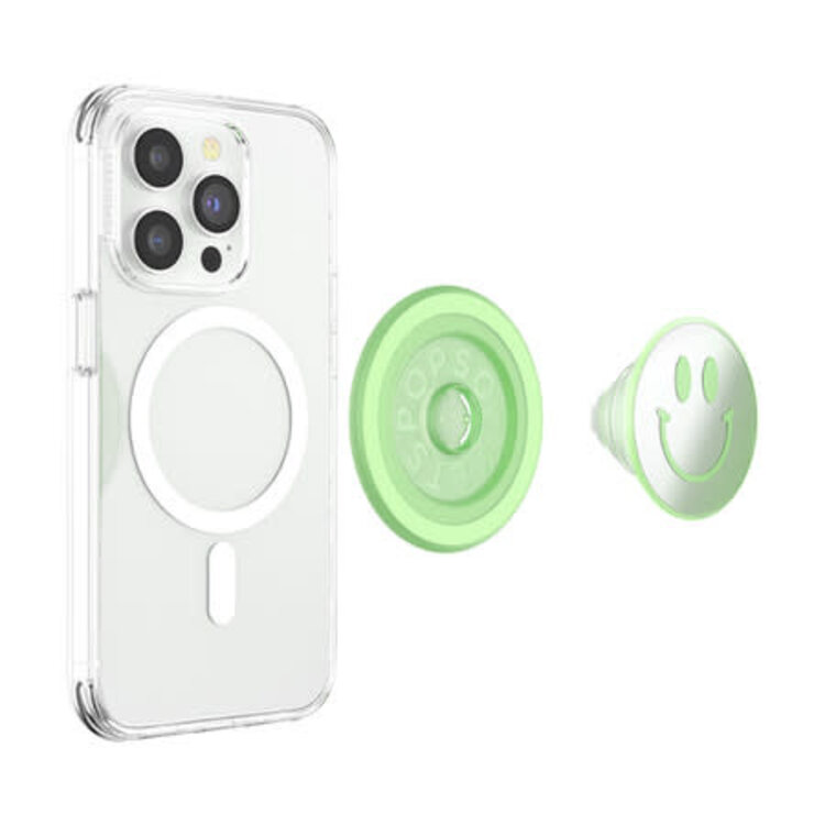 PopSockets PopGrip MagSafe Round w/ Adapter Ring Matcha Dew