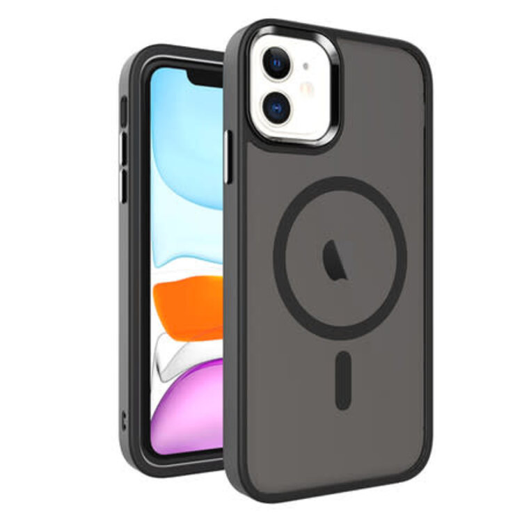Blu Element iPhone 11/XR  Chromatic Cloud  MagSafe Case Black