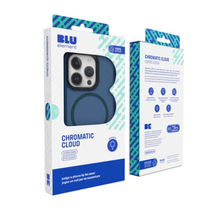 Blu Element iPhone 15 Plus/14 Plus Chromatic Cloud with MagSafe Case Navy