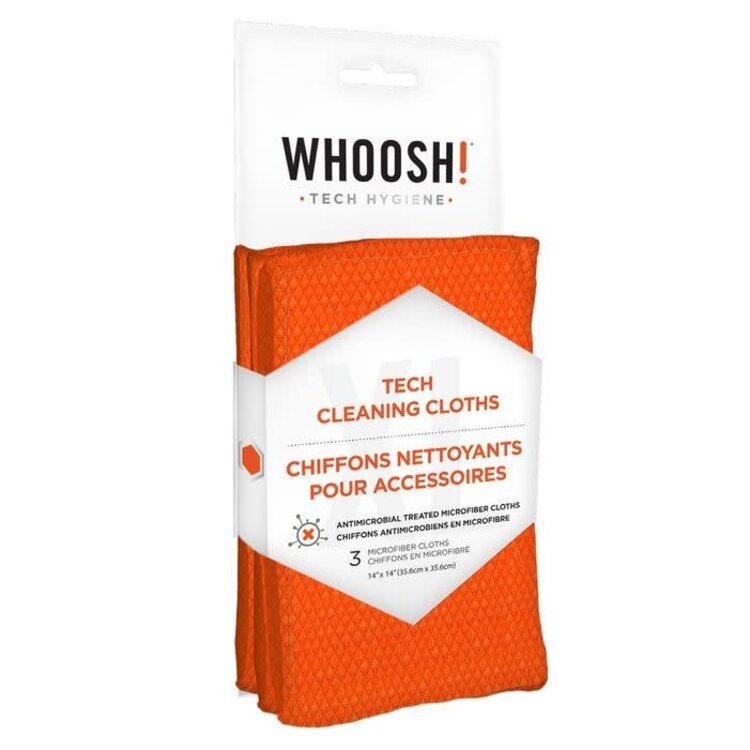 Whoosh! Microfober Cloths 3 Pack XL 14x14in