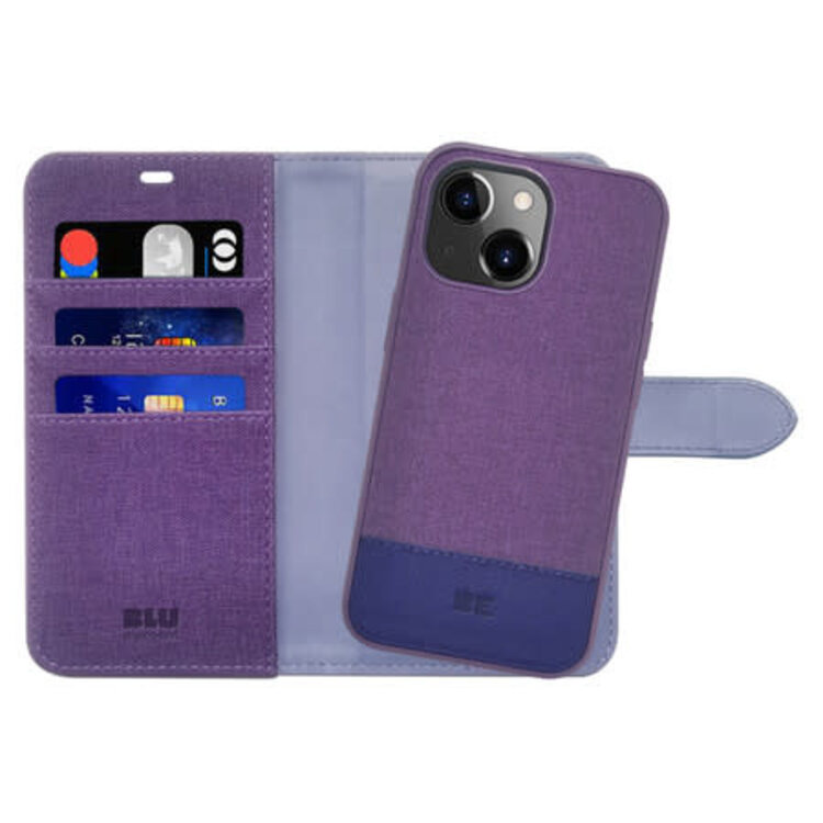 Blu Element iPhone 16e/15/14/13 2 in 1 Folio Case Purple Haze