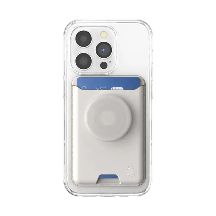 PopSockets Softgoods PopWallet+ MagSafe w/ Adapter Horchata