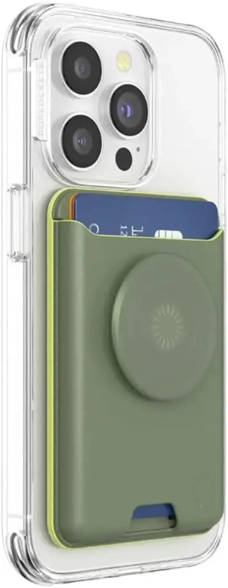 PopSockets Softgoods PopWallet+ MagSafe w/ Adapter Eucalyptus