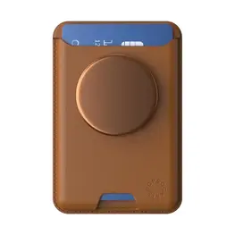 PopSockets Softgoods PopWallet+ MagSafe w/ Adapter Cognac