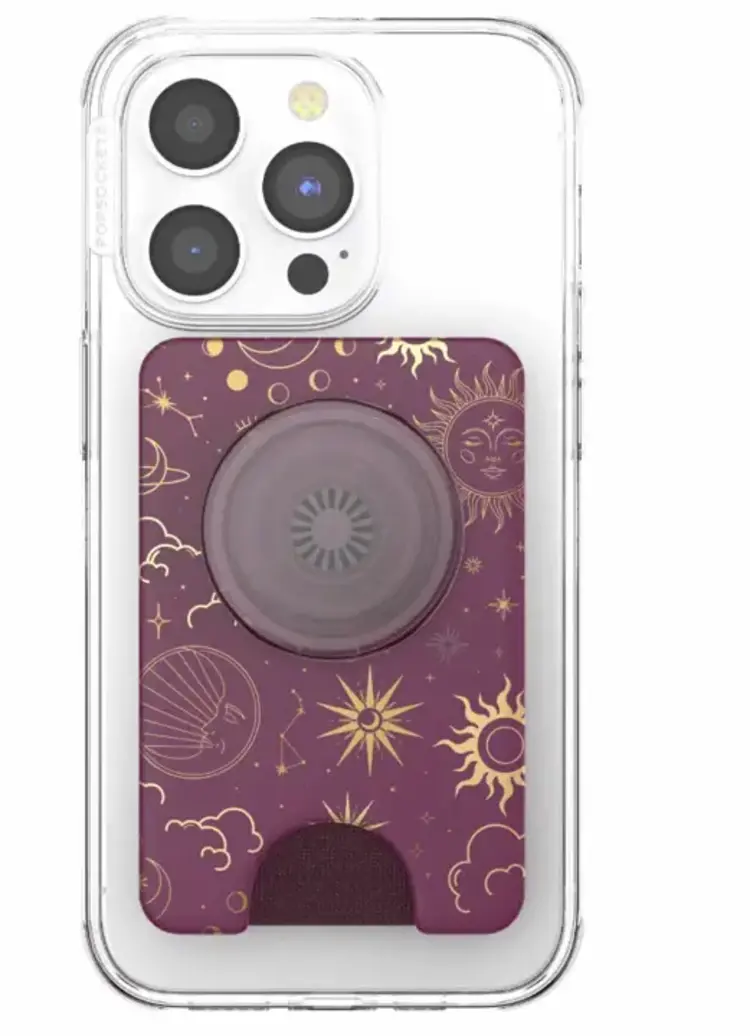 PopSockets PopWallet+ MagSafe w/Adapter Celestial Mauve