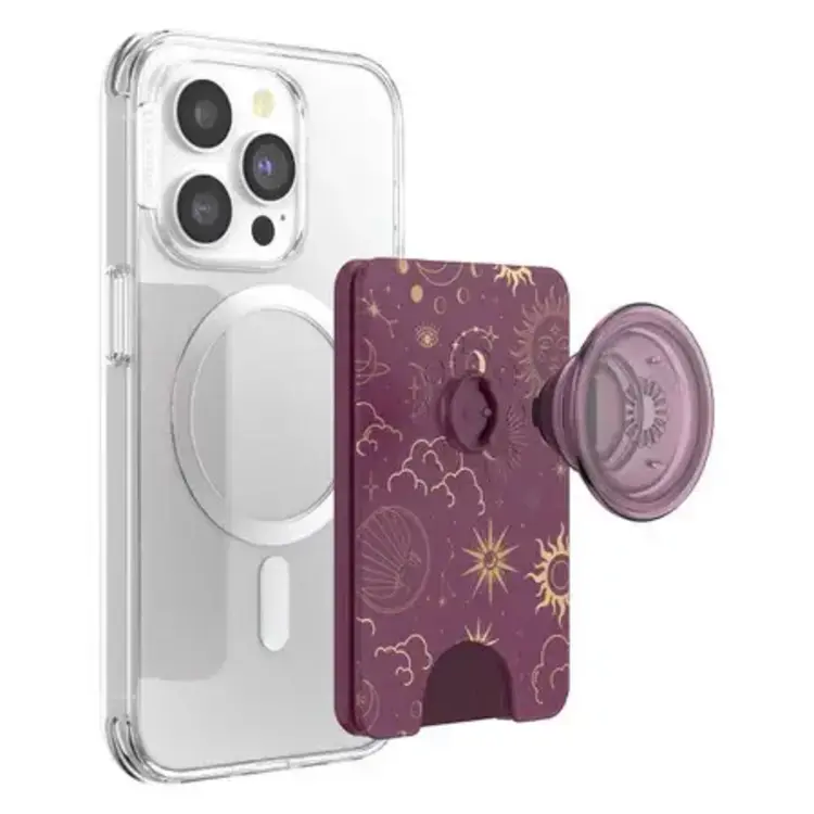 PopSockets PopWallet+ MagSafe w/Adapter Celestial Mauve