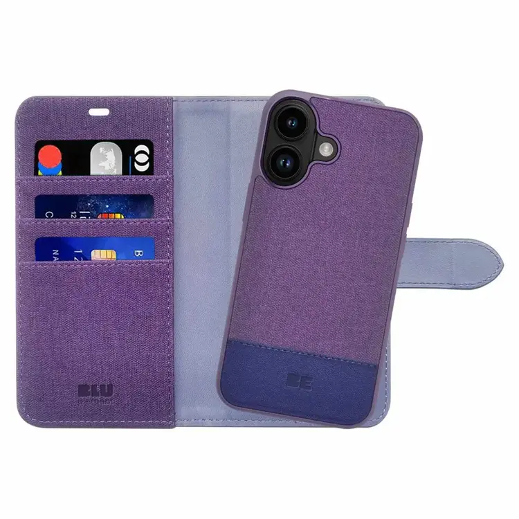 Blu Element iPhone 16 2 in 1  Folio  Deep Purple