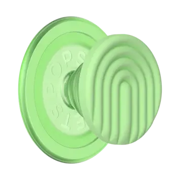 PopSockets PopGrip MagSafe Round w/Adapter Ring PopOut Curves Matcha Dew