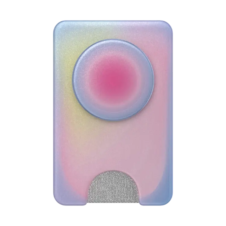 PopSockets PopWallet+ For MagSafe Round w/ Adapter Ring Aura