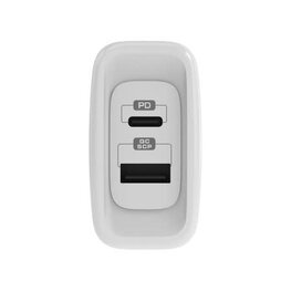 Blu Element Wall Charger Dual USB-C 45W PD & USB-A White