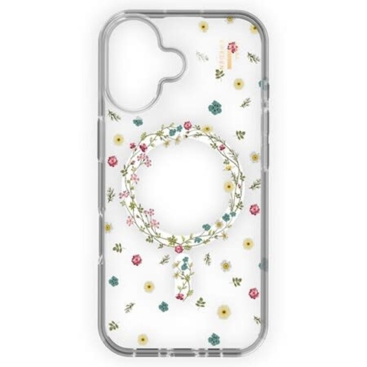 iPhone 16 Clear Case Mid MagSafe Petite Floral