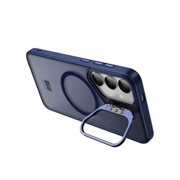 Blu Element Samsung S25 Chromatic Kick Compatible w/MagSafe Case Navy