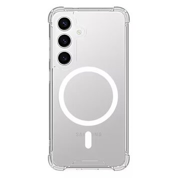 Blu Element Samsung S25 Dropzone Rugged Compatible w/MagSafe Case Clear