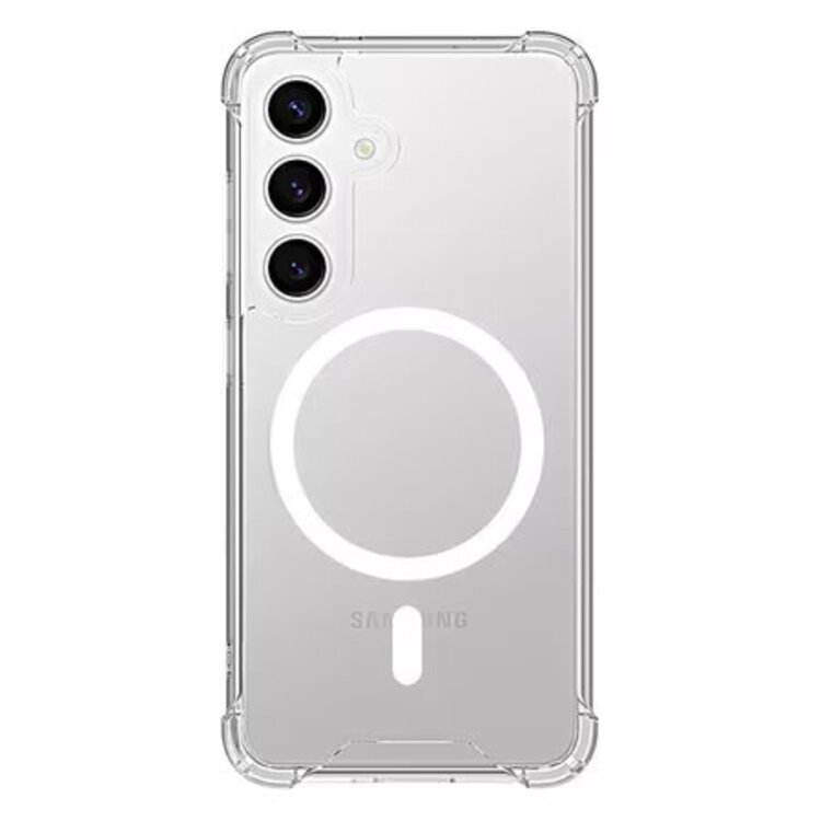 Blu Element Samsung S25 Dropzone Rugged Compatible w/MagSafe Case Clear