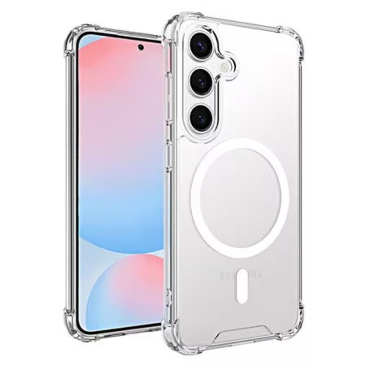 Blu Element Samsung S25 Dropzone Rugged Compatible w/MagSafe Case Clear