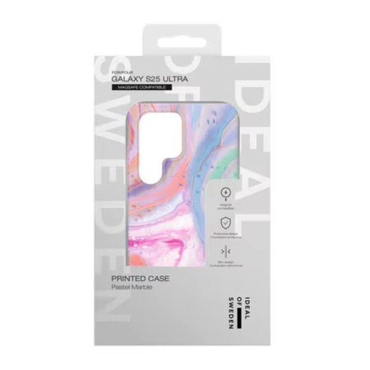 Ideal of Sweden Samsung S25 Ultra Case Compatible w/MagSafe Pastel Marble