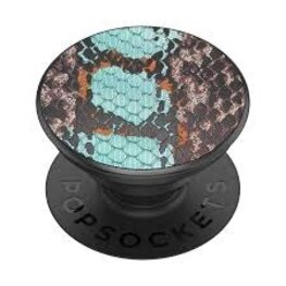 PopSockets PopGrip Luxe Embossed Metal Watersnake