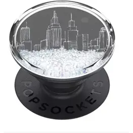 PopSockets PopGrip  Luxe Tidepool Snow Globe Cityscape