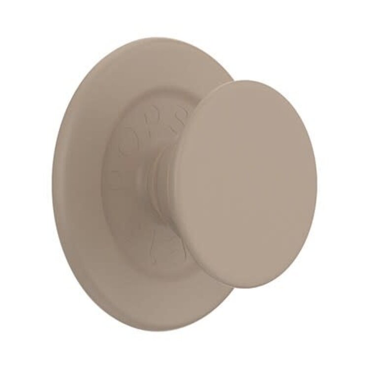 PopSockets PopGrip MagSafe Round w/ Adapter Ring Soft Touch Latte