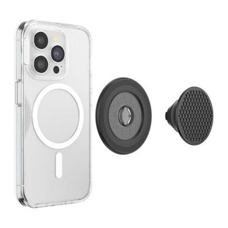 PopSockets PopGrip for MagSafe Round with Adapter Ring Aluminium Speakerbox