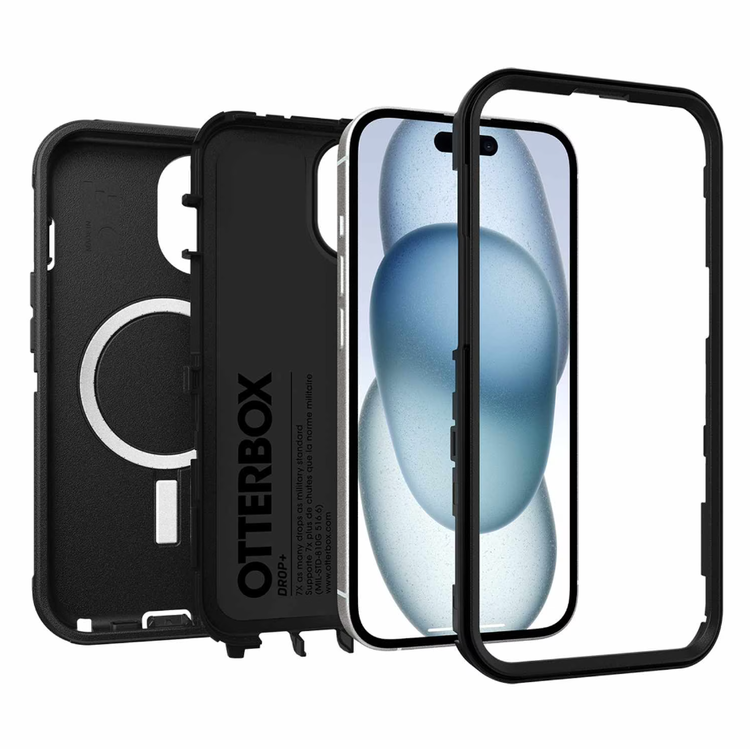 Otterbox iPhone 16e/15/14/13  Defender Pro MagSafe Case Black